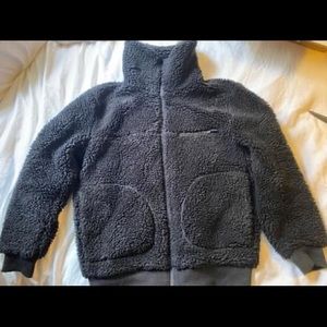 Wilfred free teddy zip up jacket